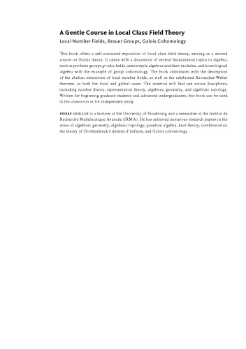 A Gentle Course in Local Class Field Theory: Local Number Fields, Brauer Groups, Galois Cohomology